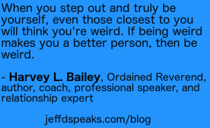 Ordained Reverend Harvey Bailey be weird quote