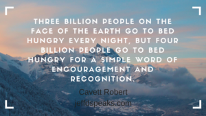 Cavett Robert quote - jeffdspeaks.com
