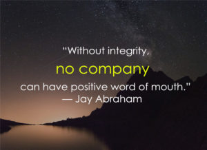 quote on how company integrity is important
