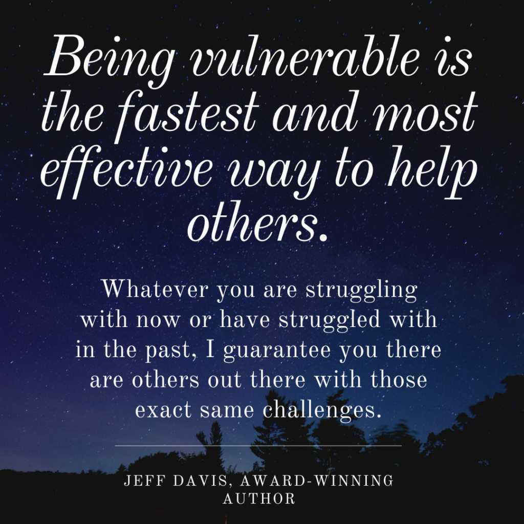 Jeff Davis quote on vulnerability.